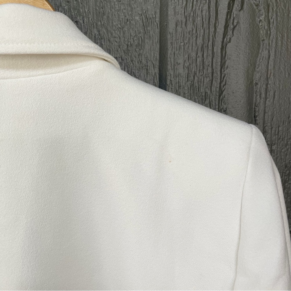 Rachel Zoe Double Breasted White 6 Button Blazer - Picture 12 of 13